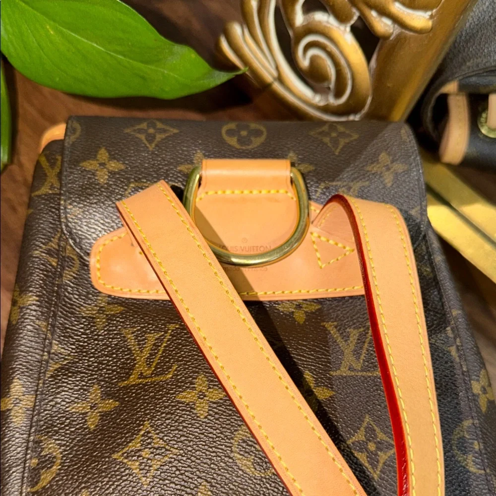 Louis Vuitton Montesouris mm Brown vintage Monogram Backpack